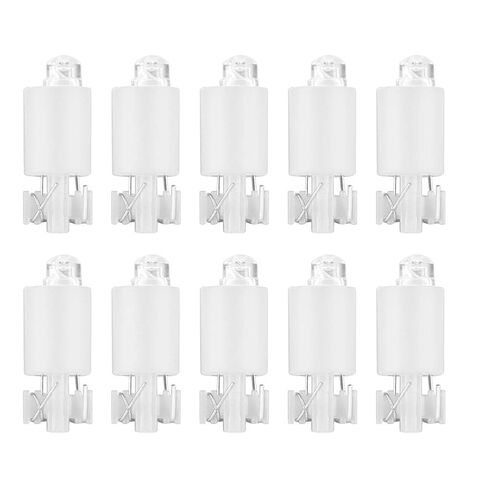 Cyrank 10PCS Push Button, Arcade Game Push Button Switch with LED Light Illuminated Push Button Switch for Arcade Video Games(White) in Saudi Arabia