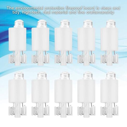Cyrank 10PCS Push Button, Arcade Game Push Button Switch with LED Light Illuminated Push Button Switch for Arcade Video Games(White) in Saudi Arabia