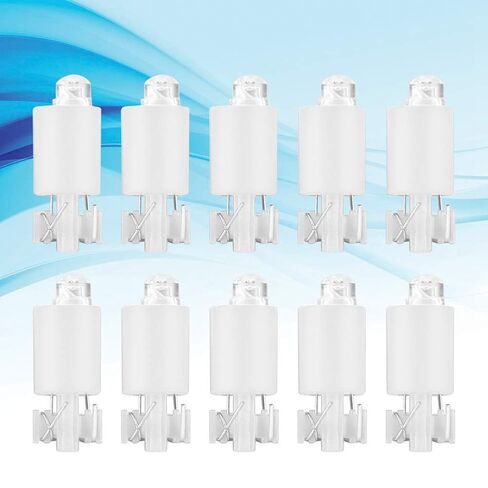 Cyrank 10PCS Push Button, Arcade Game Push Button Switch with LED Light Illuminated Push Button Switch for Arcade Video Games(White) in Saudi Arabia