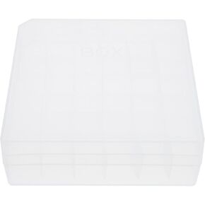 Frcolor Plastic Vinal Box 36 Grid Pill Pill Box حاوية تخزين شفافة مع شبكة واضحة عينة منظم حالة قارورة للمختبر زجاجة طب عينة 5 مل زجاجة in Kuwait
