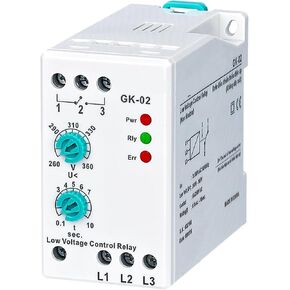 GK-02 فشل الطور منخفض الجهد التناظرية التتابع الحماية القابلة للتعديل (3 * 380V غير محايد) 1pcs in Kuwait