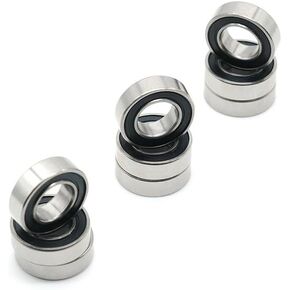10Pcs 4.763X9.525X3.175mm SR166 2RS ABEC-7 Stainless Steel Hybrid Ceramic Fishing Reel Bearings in Saudi Arabia