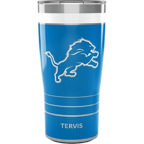 Tervis Traveler NFL Detroit Lions - MVP Triple Walled Insulated Tumbler Travel Cup Keeps Drinks Cold & Hot, 20oz, Stainless Steel in Saudi Arabia