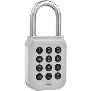 Smart Padlock Alpha1 Heavy-Duty Electronic Padlock Combination Weatherproof Digital Keypad Number Button Locks with Code, Outdoor/Indoor Use with Upgraded Security Features (Black) in Saudi Arabia