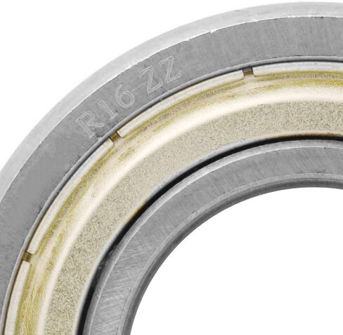 [2-pack] R16-ZZ-Deep Groove Ball Ball Ball Bearing 1 in x 2 in x 1/2 in (Id x od x width) | 25.4 مم × 50.8 مم × 12.7 ملم (عرض معرف X OD X) مع درع معدني مزدوج in Saudi Arabia