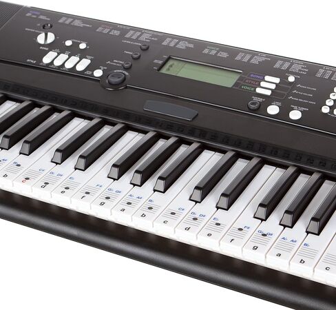 New And Improved - Keysies® Transparent Plastic Removable Piano and Keyboard Note Stickers - Plus Handy Placement Guide. in Saudi Arabia
