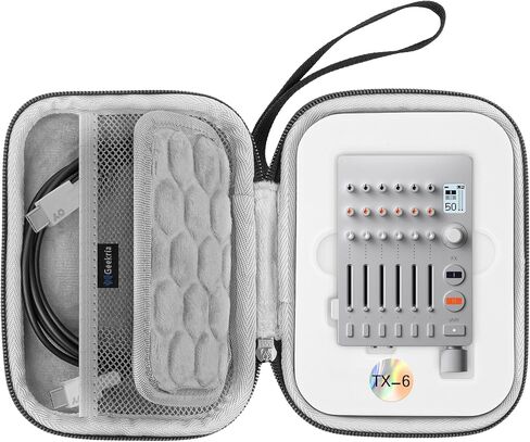 Geekria Audio Interface Careing Dase ، متوافقة مع هندسة المراهقين TX-6 ، حقيبة سفر محمولة EVA HARD Shell (رمادي داكن) in Saudi Arabia