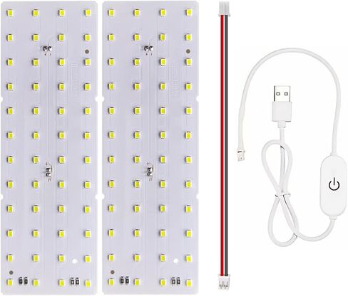 4pcs Lithophane LED Backlight Board Kit KC009 KC010 for Bambu Lab H2D/X1/P1P/A1 LED Light Board LED Backlights Makerworld Model Parts USB 3D Print Accessory Photo Model DIY Light Box in Kuwait
