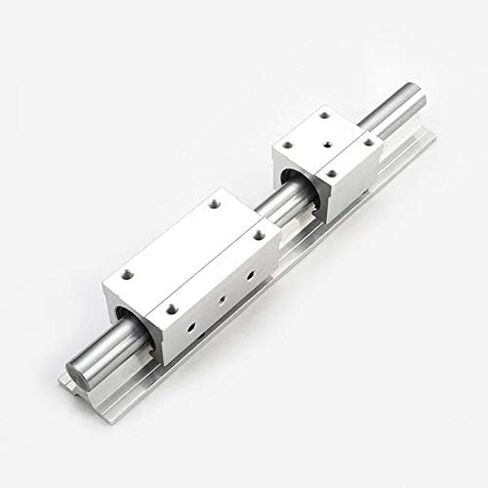 Professional 2PCS SBR12 دليل السكك الحديدية الخطي D12 300 400 500 600 1000 1200 1500 مم عمود السكك الحديدية الخطي 4PCS SBR12UU كتلة المحامل الخطي لـ CNC (1300 مم) in Saudi Arabia