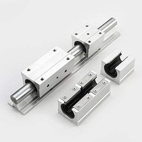 Professional 2PCS SBR12 دليل السكك الحديدية الخطي D12 300 400 500 600 1000 1200 1500 مم عمود السكك الحديدية الخطي 4PCS SBR12UU كتلة المحامل الخطي لـ CNC (1300 مم) in Saudi Arabia