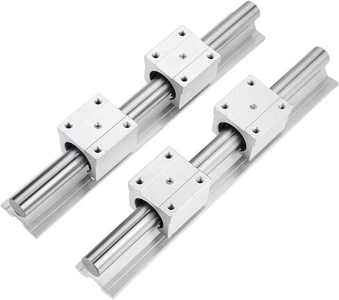 Professional SBR12 SBR16 SBR20 دليل خط السكة الحديد طول 300-1500 مم مع 4PCS SBR12UU SBR16UU SBR20UU كتلة محمل خطية (مع 4PCS SBR12UU ، 1000 مم) in Saudi Arabia