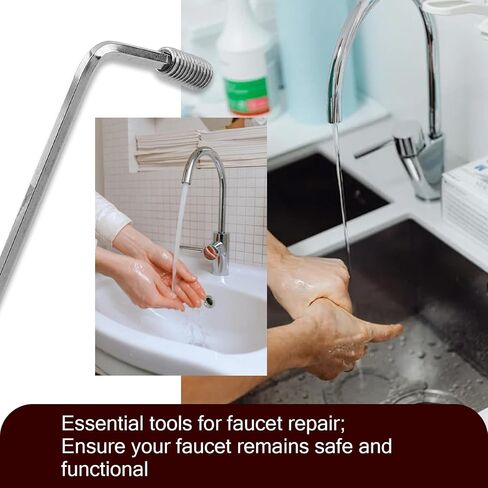 20pcs 155023 Replacement Screw Kit for Moen Faucets, Stainless Steel 155023 Screw Kit with Hex Wrench for Home Kitchen Bathroom Faucet Handle Repairs in Saudi Arabia