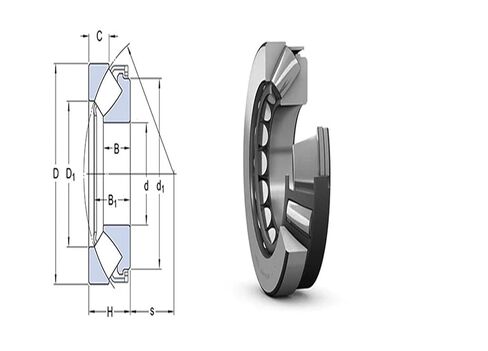 29318 E Thrust Roller Bearing 29318E Spherical Roller Bearings Size 90x155x39 90 * 155 * 39 mm in Saudi Arabia