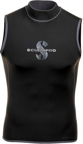 SCUBAPRO Sport Hoodless Scuba Diving Vest, 2.0 MM, Limestone-Based Pure Neoprene, Unisex, XL in Saudi Arabia