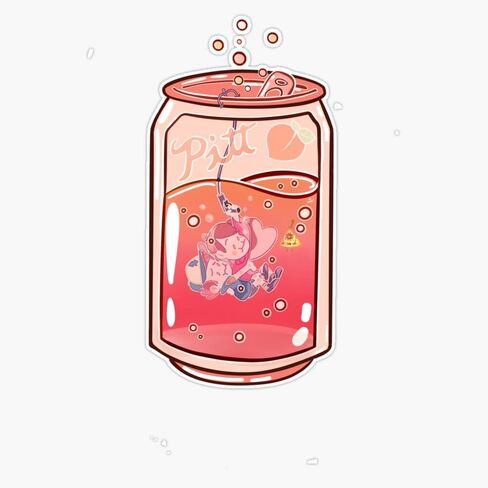 Gravity Falls Pitt Cola Galaxy Soda Sticker Vinyl Waterproof Sticker Decal Car Laptop Wall Window Bumper Sticker 5" in Saudi Arabia
