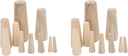 Gototop Soft Wood Slows ، 20pcs سفينة مخروطية على شكل طوارئ سدادة الفلين تخترق مجموعة بدن تصريف الخشب الناعم المخروط in Saudi Arabia