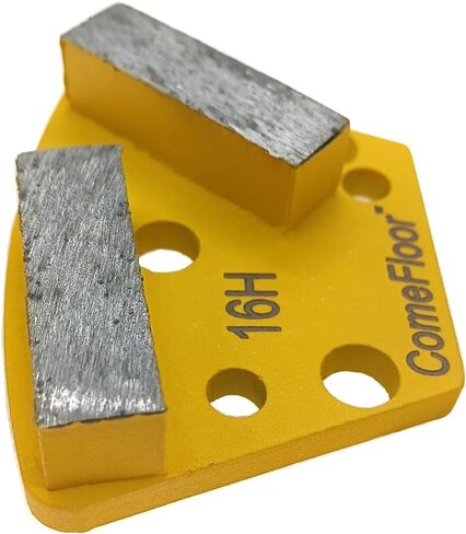 Trapezoid Diamond Metal Grinding Shoes for Concrete Floor, Compatible with ASL/Warrior/Iron Horse Grinders, 16 Grit Medium Bond, 9PCS in Saudi Arabia