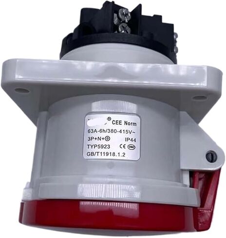Typ5923 موصل المقبس الصناعي المستقيم المخفي 63A 5-Core IP44 in Kuwait