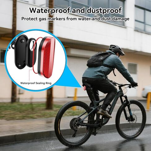 2025 New Upgraded Bike Mount Holder Compatible with Samsung Smart Tag 2 & Air Tag & Moto Tag, Hidden Bicycle Seat Mount, Bike Reflectors with Anti-Theft Security Screws, Waterproof GPS Tracker Case in Saudi Arabia