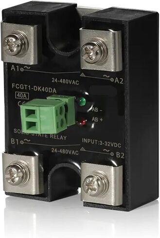 10A 25A 40A 60A 80A Dc Control Ac Dual Control Dual/Single Output Control Single Phase Solid State Relay 1Pcs(Single Output 25A) in Saudi Arabia