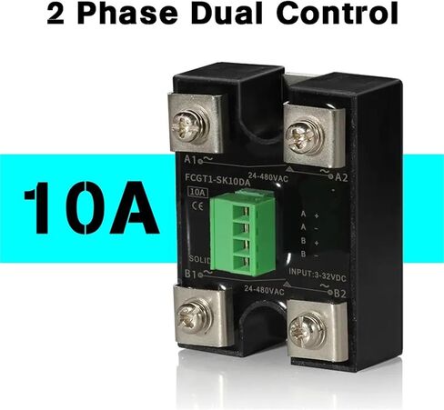 10A 25A 40A 60A 80A Dc Control Ac Dual Control Dual/Single Output Control Single Phase Solid State Relay 1Pcs(Single Output 25A) in Saudi Arabia