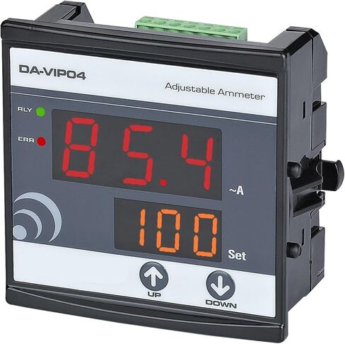 DA-VIP04 Digital Adjustable Overcurrent Ammeter 0.1-999A with Alarm 1Pcs(CT 50A) in Saudi Arabia