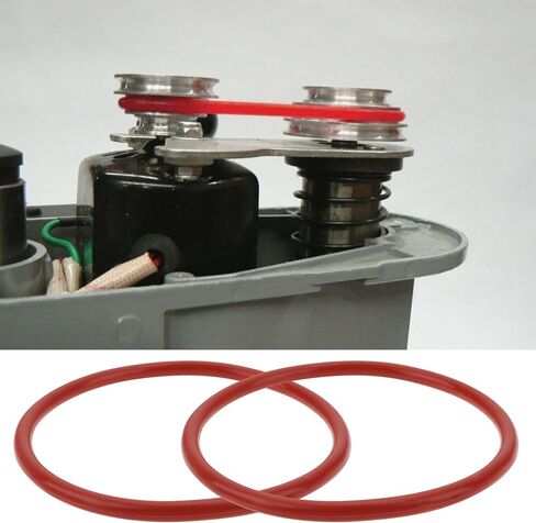 eMagTech 5Pcs O-Ring Belt Drill Press Replacement Compact Drill Belt for Mini Bench Drill 76x68x4mm Red Vulcanized Polyurethane Rubber in Saudi Arabia