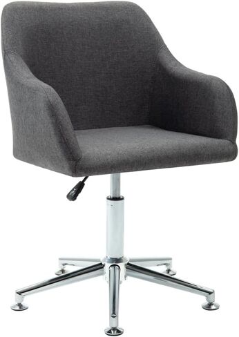 Dining Chair Set of 2 Taupe Fabric, Kitchen Modern Chairs, Solid Modernas Table for Living Room, Comfortable Plywood & Steel Standard Furniture in Saudi Arabia