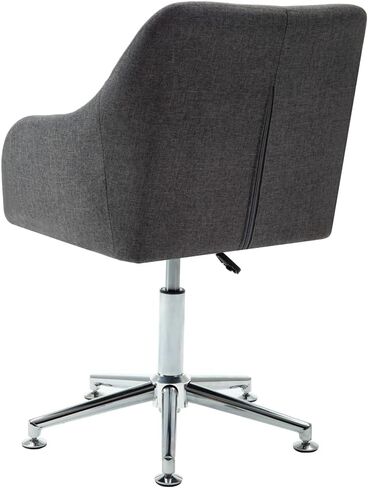 Dining Chair Set of 2 Taupe Fabric, Kitchen Modern Chairs, Solid Modernas Table for Living Room, Comfortable Plywood & Steel Standard Furniture in Saudi Arabia