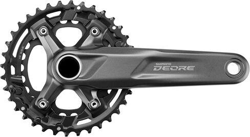 SHIMANO Deore FC-M5100 Deore chainset, 11-Speed, 51.8 mm Boost chainline, 36/26T, 170 mm, One Size, 169819 in Saudi Arabia