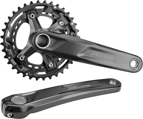 SHIMANO Deore FC-M5100 Deore chainset, 11-Speed, 51.8 mm Boost chainline, 36/26T, 170 mm, One Size, 169819 in Saudi Arabia