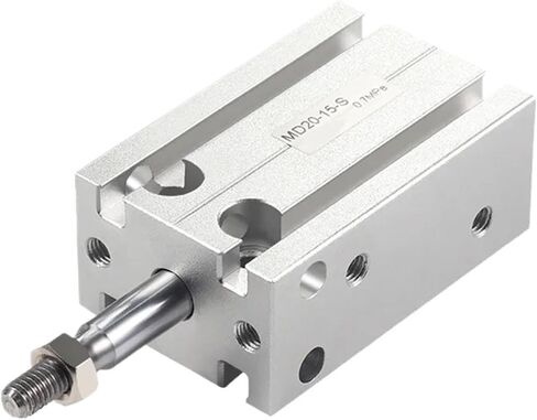 MD6/10/16/20/25/32 Stroke 5-60mm Pneumatic Air Cylinder Free Mount Cylinders(Stroke 5mm,MD25 (Bore 25mm)) in Saudi Arabia