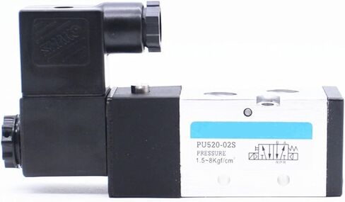 صمام عكس الهوائية الكهرومغناطيسية PU520-02S/PU520-03S PU520-04S موضعين في اتجاهين (PU520-04S ، AC110V) in Kuwait