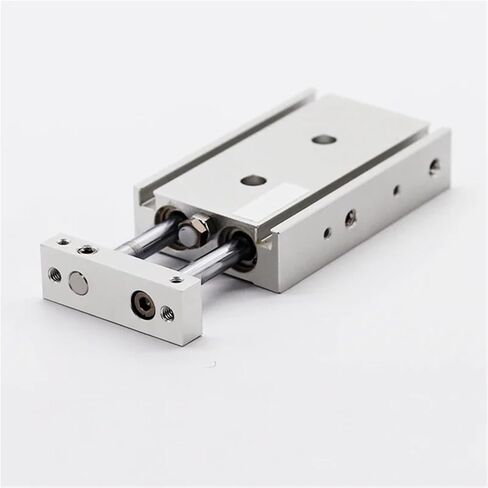 1pcs Air Cylinder TR16 TR20 TR25 TR32 Twin-Rod Cylinder Pneumatic Cylinder 10-200mm Stroke with Magnet Double Acting Type(ST 30mm Magnetic,TR20 (Bore 20mm)) in Kuwait