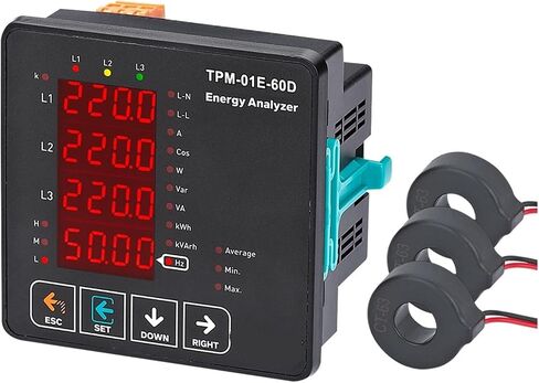 TPM-01-XXD محلل الطاقة Multimeter 3p و 4W 1PCs (TPM-01E-60D) in Kuwait