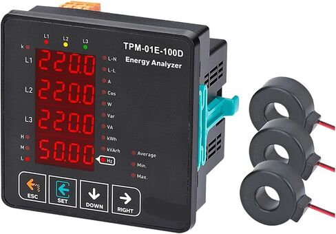 TPM-01-XXD محلل الطاقة Multimeter 3p و 4W 1PCs (TPM-01E-60D) in Kuwait