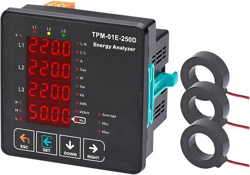 TPM-01-XXD Energy Analyzer Multimeter 3P and 4W 1Pcs(TPM-01E-60D) in Saudi Arabia