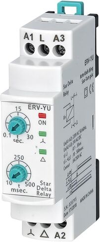 ERV-YU Electronic Star Time Relay 1Pcs(150-260VAC 24VDC) in Saudi Arabia