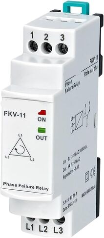 FKV-11 3 * 380VAC Three-Phase Phase Failure Phase Asymmetry Relay 1Pcs in Saudi Arabia