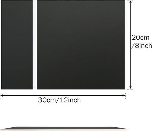 4PCS 12''x8'' Laser Engraving Double Color Sheet, Laser Engraving Blank ABS Double Color Plastic Sheet ABS Double Color Engraving Sheet Customized Personalized Signs for Interior Signs, Badges, DIY Carving (Red Panel Carved White) in Kuwait