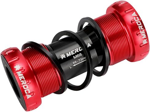 bicycle bottom bracket, center shaft bicycle bottom bracket 24mm bottom bracket 68-73 mm thread 35-50Nm BC1.37-24T BB51 BB52 for mountain bike MTB in Saudi Arabia