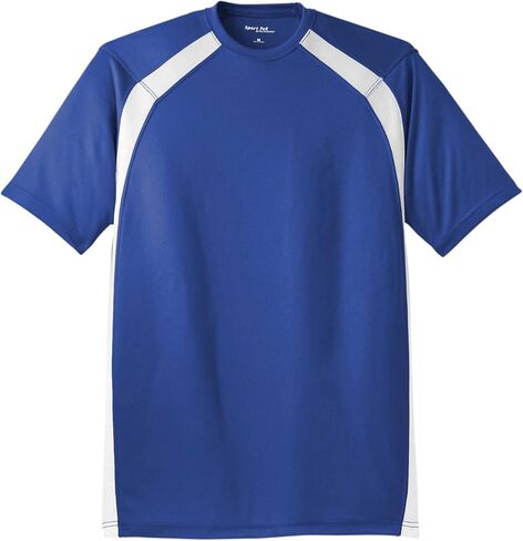 Sport-Tek Men's Forest Green 3XL Colorblock Crew Shirt in Saudi Arabia
