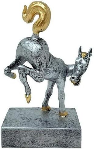 عقد العقد جوائز الحصان الخلفي bobblehead Trophy - طوله 5.5 بوصة | - 5.5 بوصة تالينلاست مكان الخاسر جائزة | ركلة الجائزة - تخصيص الآن in Saudi Arabia