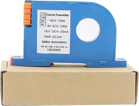 Aperture 22mm AC 50A 100A 200A 500A Open Loop Transmitter Hall Current Sensor DC 0-20mA Output Analog Signal Output JXK-10(Ac 0-80a,DC12V Power Supply) in Saudi Arabia