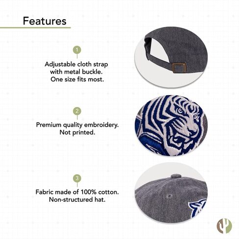 Desert Cactus Tennessee University Baseball Baseball Hat Tsu Tigers تم تجنيدها محجوزًا قابلة للتعديل in Saudi Arabia