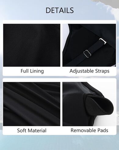 Smismivo One Piece Swim Dress Tummy Control Swimsuit with Skirt Modest Bathing Suit Slimming Swimdress in Saudi Arabia