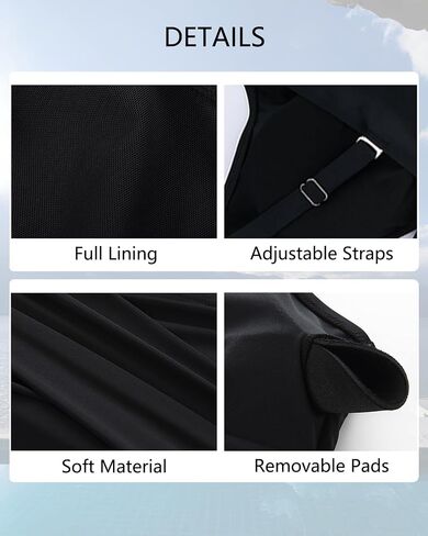 Smismivo One Piece Swim Dress Tummy Control Swimsuit with Skirt Modest Bathing Suit Slimming Swimdress in Saudi Arabia
