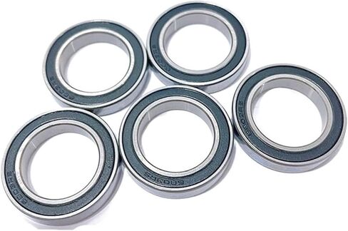 5/10pcs 6803 2RS Bearing 17 * 26 * 5 mm Metric Thin Section 61803RS 6803 RS Ball Bearings 6803RS Bearing Steel(5pcs) in Kuwait