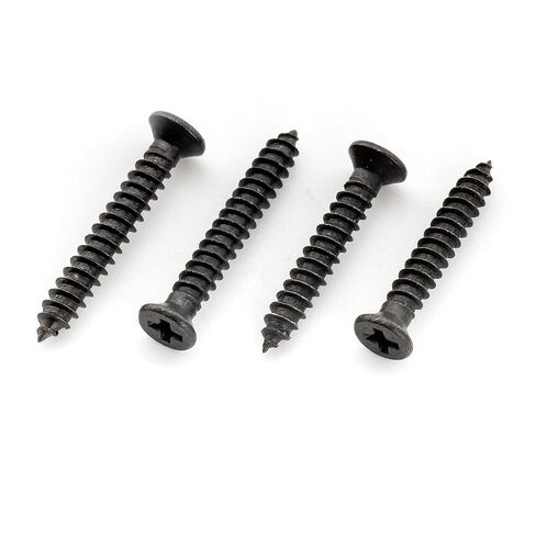 Musiclily Ultra Metric M2.6x18mm Stainless Steel Bridge Humbucker Mounting Ring Screws Phillips Flat Head Countersunk for Electric Guitar, Black (Set of 20) in Kuwait