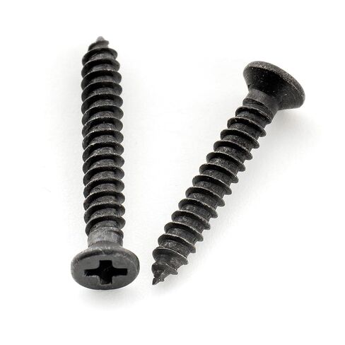 Musiclily Ultra Metric M2.6x18mm Stainless Steel Bridge Humbucker Mounting Ring Screws Phillips Flat Head Countersunk for Electric Guitar, Black (Set of 20) in Kuwait
